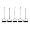 Iittala glazen bol Ø4 cm 5-pack, Zilverkleurig< Kerstdecoraties