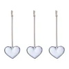 Iittala glazen hart, Helderblauw, 5 cm, 3-pack< Paasdecoratie