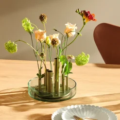 Fritz Hansen Ikeru vaas Forest green, Laag< Vazen
