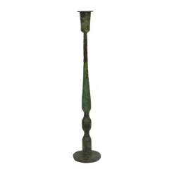 Olsson & Jensen Iliana kandelaar 40 cm, Groen< Kandelaars