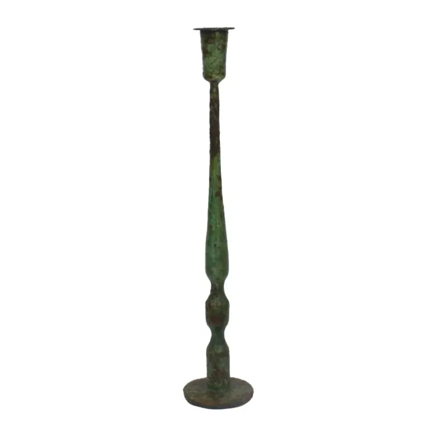 Olsson & Jensen Iliana kandelaar 40 cm, Groen< Kandelaars