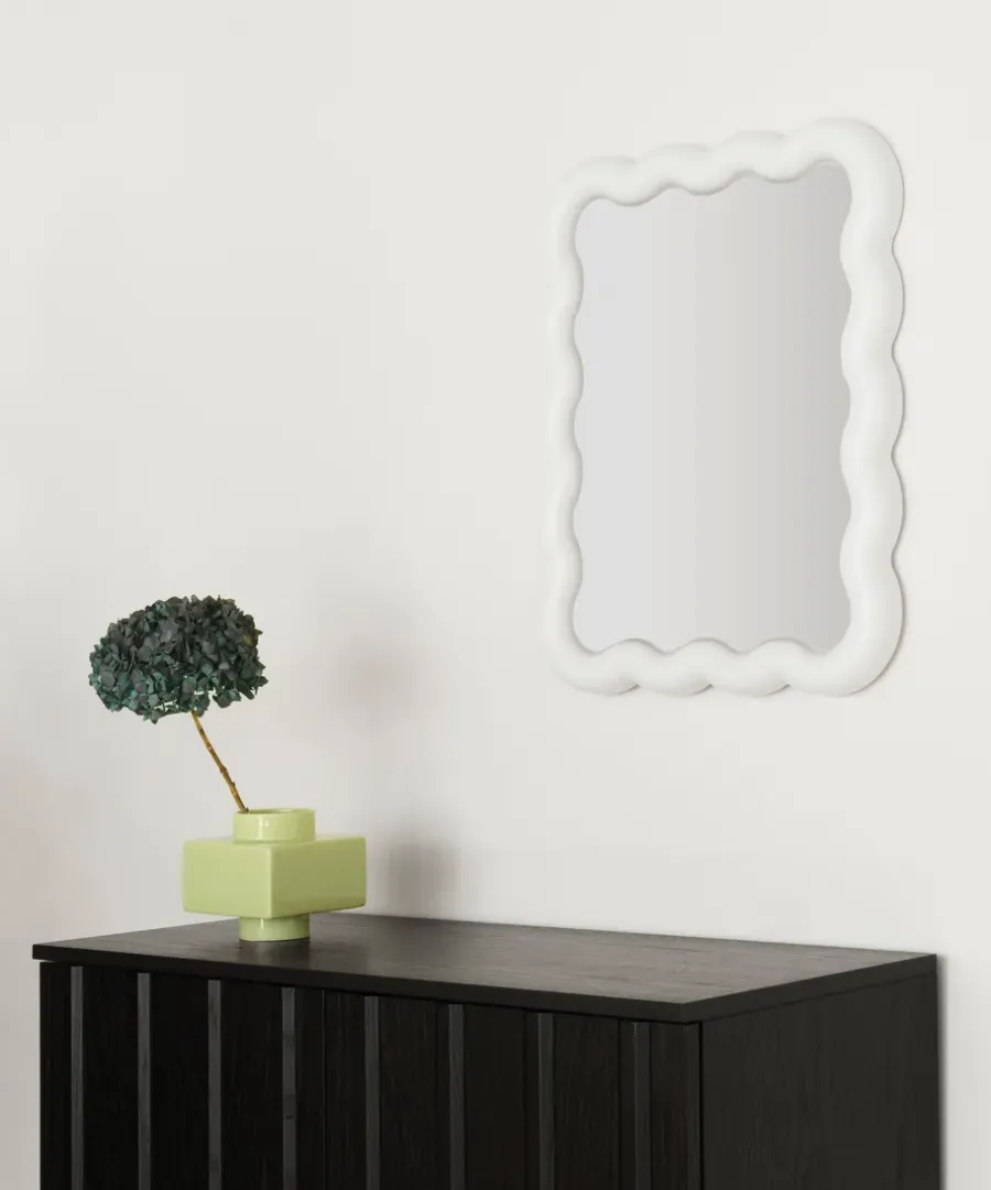 Normann Copenhagen Illu spiegel 65x50 cm, Wit< Wandspiegels