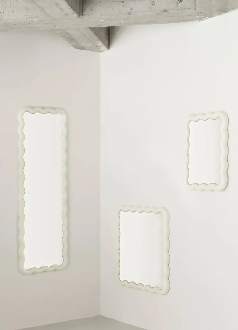 Normann Copenhagen Illu spiegel 80x80 cm, Wit< Wandspiegels