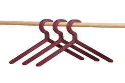 Woud Illusion hanger 3-pack, Dieprood< Haken & Hangers|Kapstokken & Hangrekken