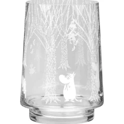 Muurla In the Woods waxinelichthouder/vaas 20 cm, Helder-wit< Kaarsenhouders & Kaarsenborden