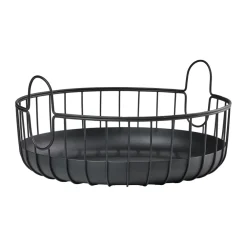 Zone Denmark Inu mand Ø38x18 cm, Black< Opbergmanden