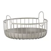 Zone Denmark Inu mand Ø22x8 cm, Taupe< Opbergmanden