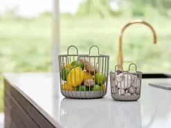 Zone Denmark Inu mand 20x20 cm, Taupe< Opbergmanden