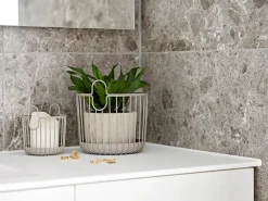 Zone Denmark Inu mand 10,5x13,5 cm, Taupe< Opbergmanden