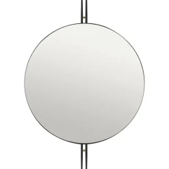 GUBI IOI muurspiegel Ø80 cm, Zwart< Ronde Spiegels|Wandspiegels