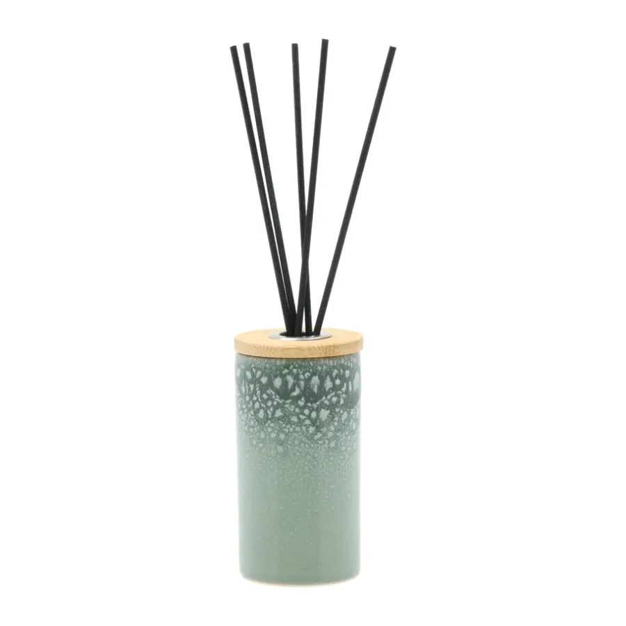 Villa Collection Iris geurolie 5,5x10,5 cm, Groen-Coconut mango< Geurkaarsen & Aroma Diffusers