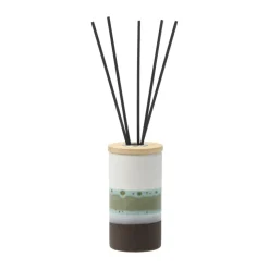 Villa Collection Iris geurolie 5,5x10,5 cm, Wit-groen-Orchid vanilla< Geurkaarsen & Aroma Diffusers