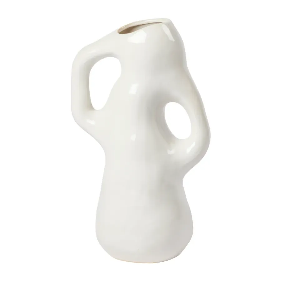 Broste Copenhagen Isolde vaas 35 cm, White< Vazen