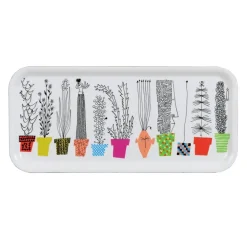 Almedahls Italiensk blomsterhylla dienblad, 32x15 cm< Decoratieve Accessoires|Decoratieve Dienbladen