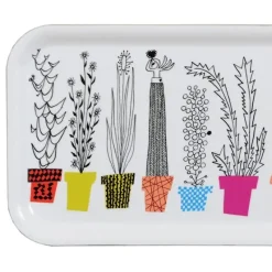 Almedahls Italiensk blomsterhylla dienblad, 32x15 cm< Decoratieve Accessoires|Decoratieve Dienbladen