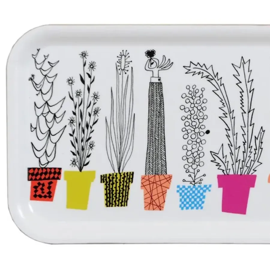 Almedahls Italiensk blomsterhylla dienblad, 32x15 cm< Decoratieve Accessoires|Decoratieve Dienbladen