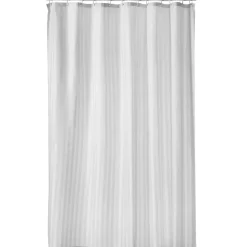 Etol Design Jacquard douchegordijn wit, 180x200 cm< Douchegordijnen