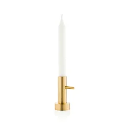 Fritz Hansen Jaime Hayon enkele messing kandelaar, #1< Kandelaars