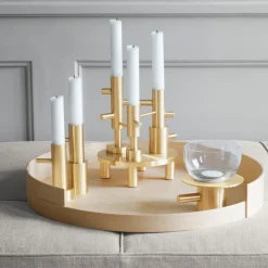 Fritz Hansen Jaime Hayon kandelaar, groot, Messing< Kandelaars