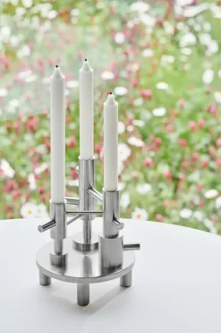 Fritz Hansen Jaime Hayon kandelaar, groot, Stainless steel< Kandelaars