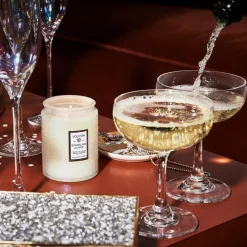 Voluspa Japonica geurkaars in glazen pot 50 uur, Sparkling Cuvée< Geurkaarsen & Aroma Diffusers