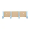Design Letters Jay kledinghanger 4 haken, Beige-light blue< Kapstokken & Hangrekken