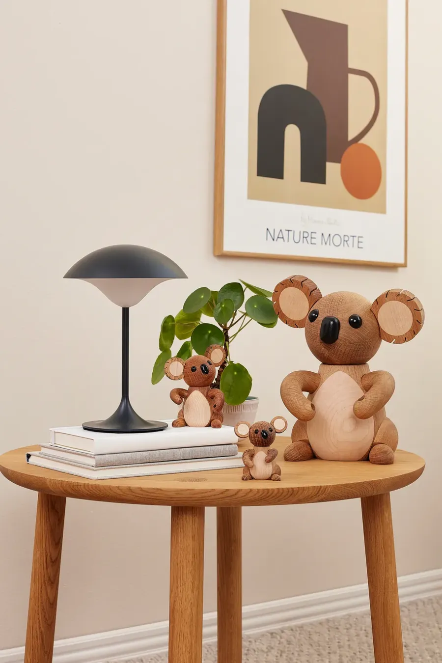 Spring Copenhagen Joey decoratie koala, Eikenhout-essenhout< Houten Beelden