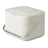 Joseph Joseph Stack 4 afvalemmer voor voedselresten, Stone< Pedaalemmers