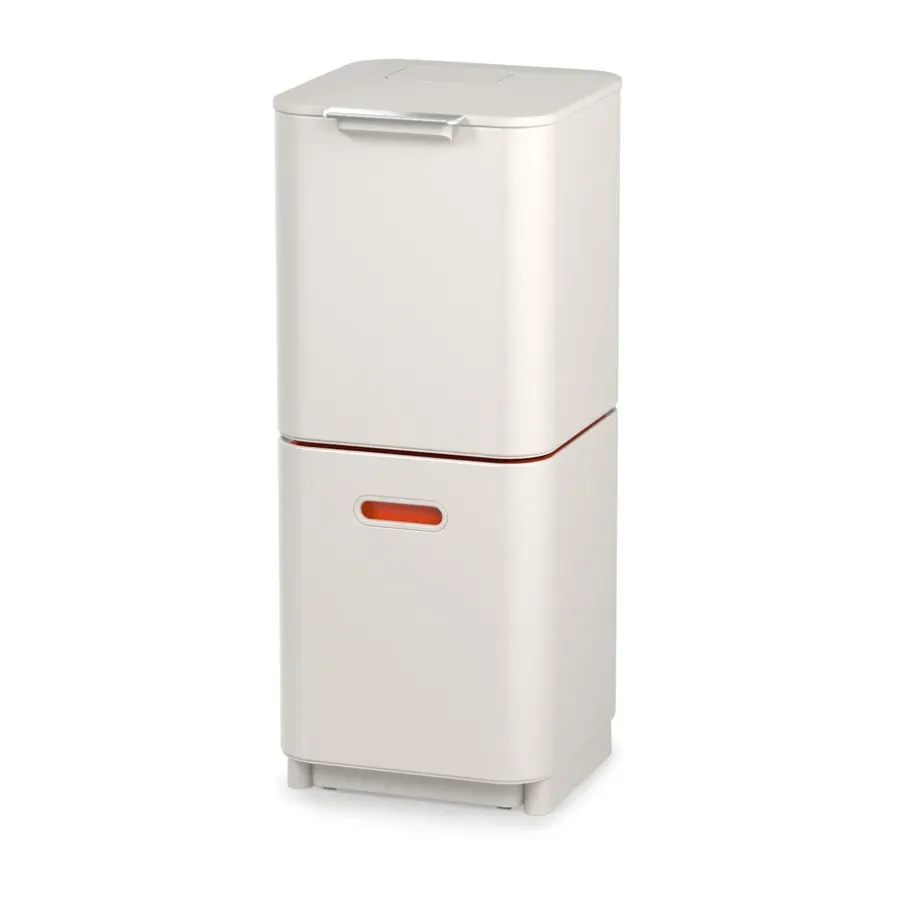 Joseph Joseph Totem Compact Afvalbak 40 L, Stone< Pedaalemmers