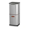 Joseph Joseph Totem Compact Afvalbak 40 L, Stainless steel< Pedaalemmers