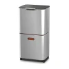 Joseph Joseph Totem Max vuilnisbak 60 L, Stainless steel< Pedaalemmers