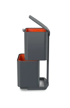 Joseph Joseph Totem Max vuilnisbak 60 L, Graphite< Pedaalemmers