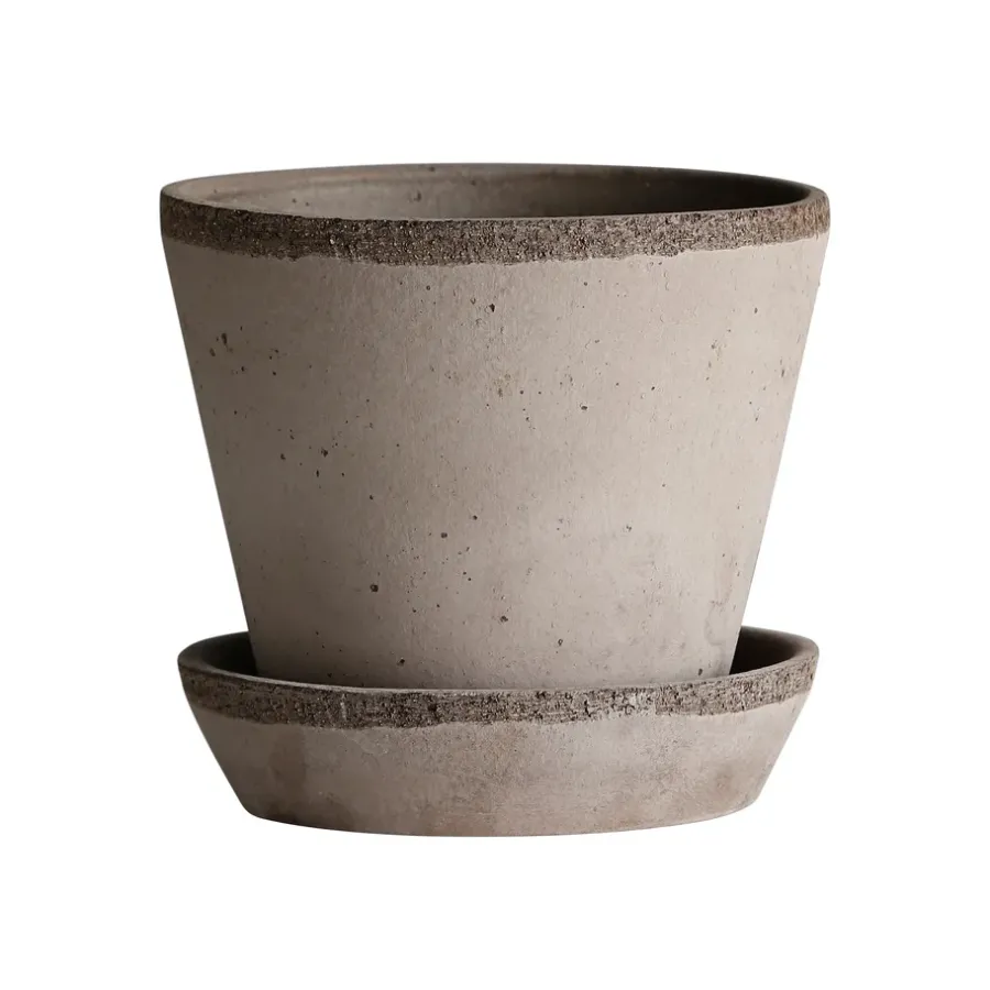 Bergs Potter Julie pot Ø17 cm, Grijs< Bloempotten