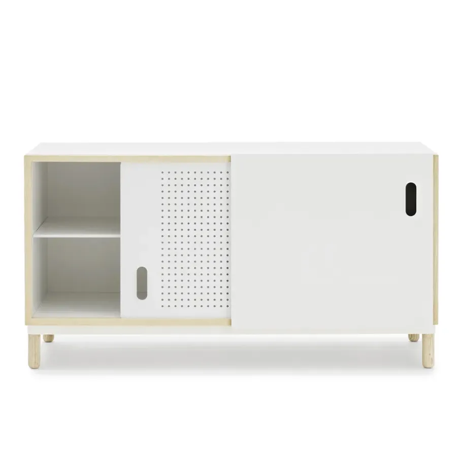 Normann Copenhagen Kabino sideboard small, wit< Tv- & Mediameubels|Ladekasten & Dressoirs