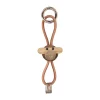 Kay Bojesen Denmark Kaj Bojesen aap sleutelhanger, Teak-limba hout, naturel leer< Houten Beelden