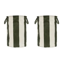 OYOY Kara opbergmand large Ø38x54 cm, Dark Green< Opbergmanden