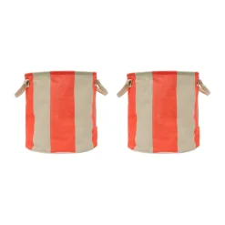 OYOY Kara opbergmand medium Ø32x32 cm 2-pack, Cherry Red< Opbergmanden