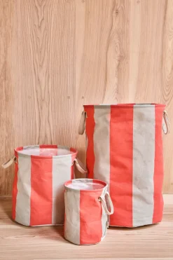 OYOY Kara opbergmand medium Ø32x32 cm 2-pack, Cherry Red< Opbergmanden