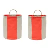 OYOY Kara opbergmand small Ø18x22 cm 2-pack, Cherry Red< Opbergmanden