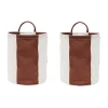 OYOY Kara opbergmand small Ø18x22 cm 2-pack, Nutmeg< Opbergmanden