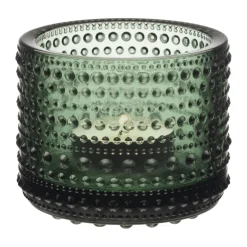 Iittala Kastehelmi waxinelichthouder, Dennengroen< Kaarsenhouders & Kaarsenborden