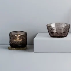 Iittala Kastehelmi waxinelichthouder, Linnen< Kaarsenhouders & Kaarsenborden