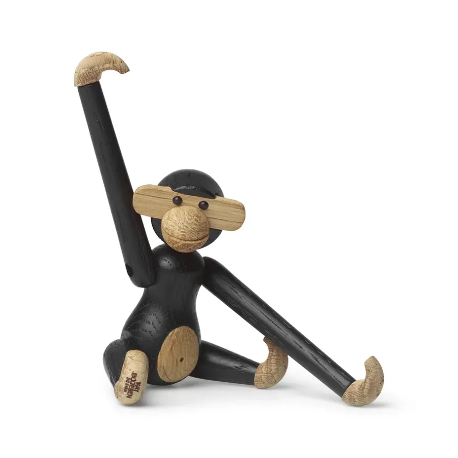 Kay Bojesen Denmark Kay Bojesen aap mini, Donkergebeitst eikenhout< Kinderkamer Interieuraccessoires|Kinderkamer Interieuraccessoires