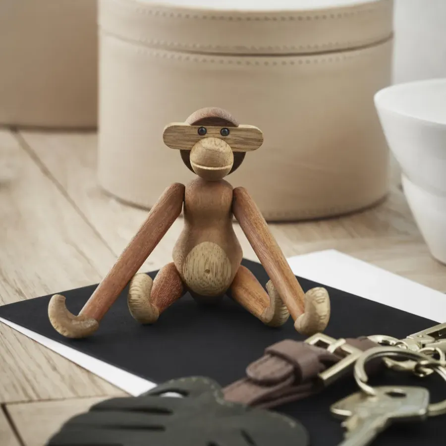 Kay Bojesen Denmark Kay Bojesen aap mini, teak-limba< Kinderkamer Interieuraccessoires|Kinderkamer Interieuraccessoires