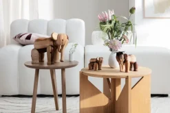 Kay Bojesen Denmark Kay Bojesen afstudeercap voor aap klein, Zwart< Houten Beelden