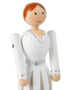 Kay Bojesen Denmark Kay Bojesen bruid, Wit, 17 cm< Houten Beelden