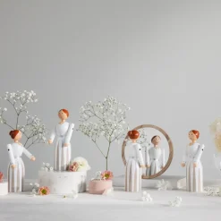 Kay Bojesen Denmark Kay Bojesen bruid, Wit, 17 cm< Houten Beelden