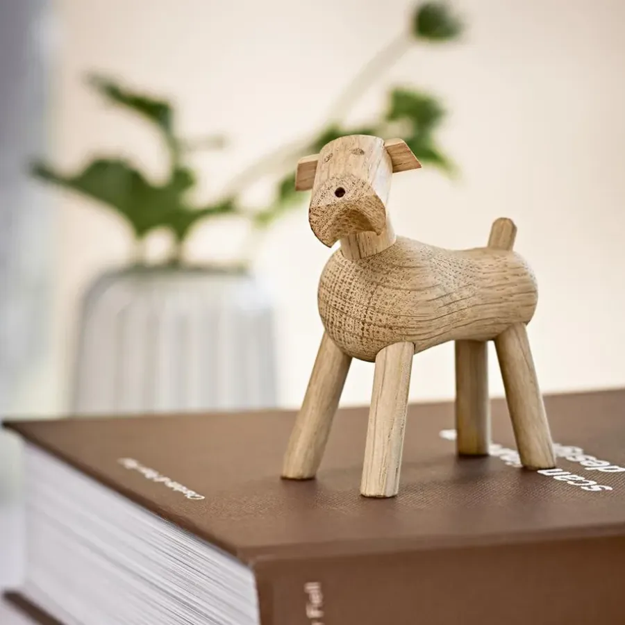 Kay Bojesen Denmark Kay Bojesen hond Tim, licht eiken< Kinderkamer Interieuraccessoires|Kinderkamer Interieuraccessoires