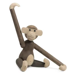Kay Bojesen Denmark Kay Bojesen houten aap klein, eiken - gerookt eiken< Kinderkamer Interieuraccessoires|Kinderkamer Interieuraccessoires