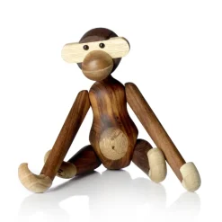 Kay Bojesen Denmark Kay Bojesen houten aap klein, teak - limba< Kinderkamer Interieuraccessoires|Kinderkamer Interieuraccessoires